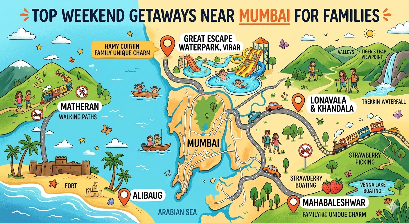 Top Weekend Getaways Near Mumbai for Families