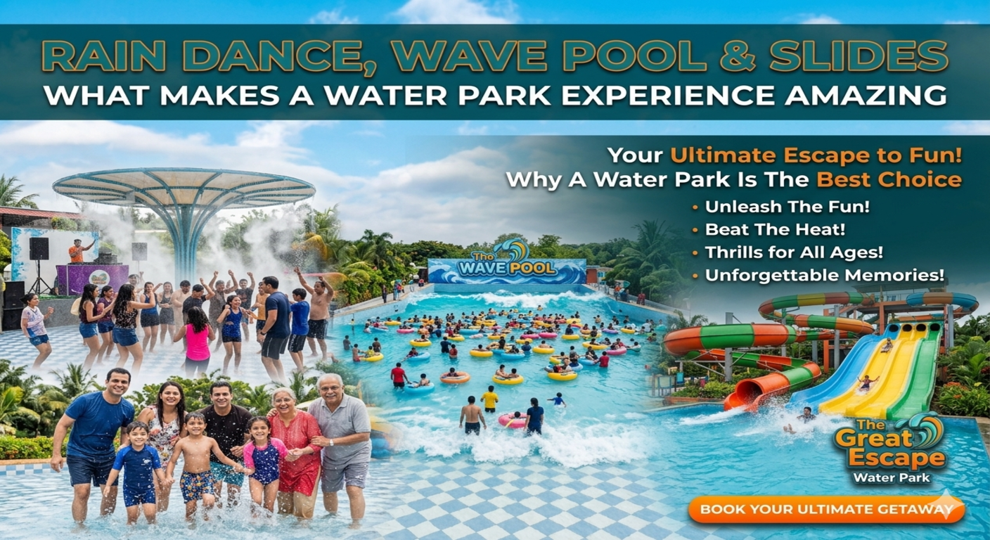 Rain Dance, Wave Pool & Slides: What Makes a Water Park Experience Amazing