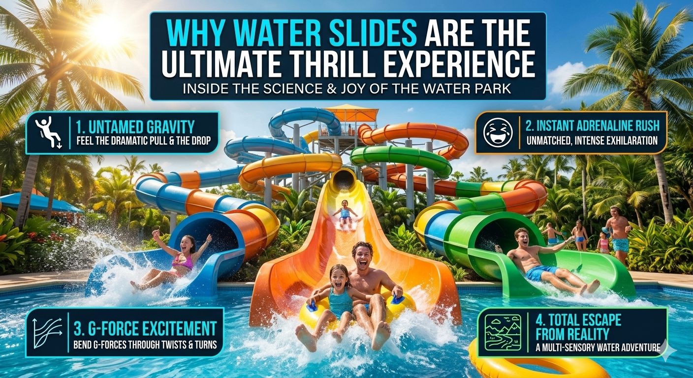 Why Water Slides Are the Ultimate Thrill Experience?
