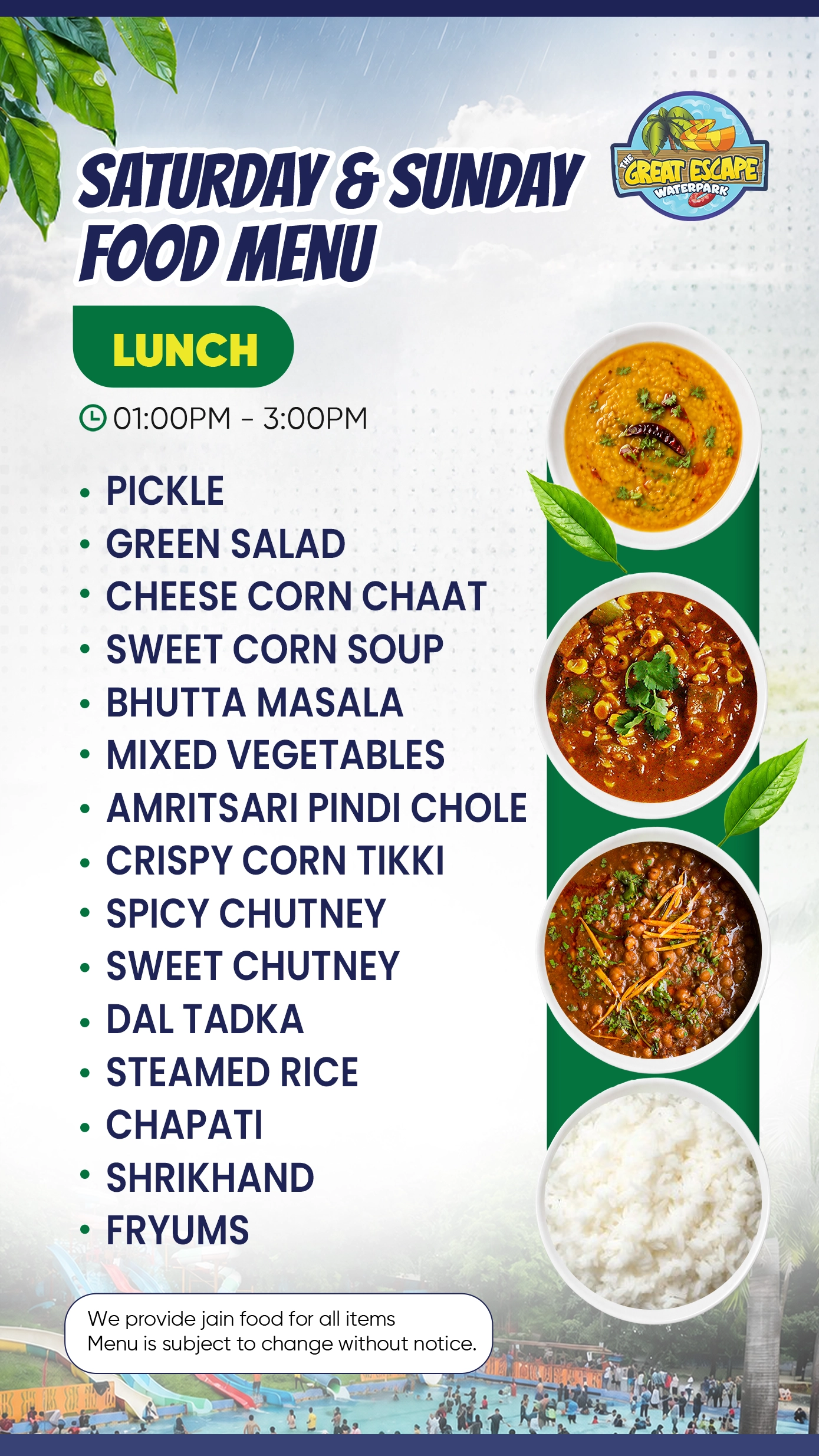 Saturday Sunday Lunch