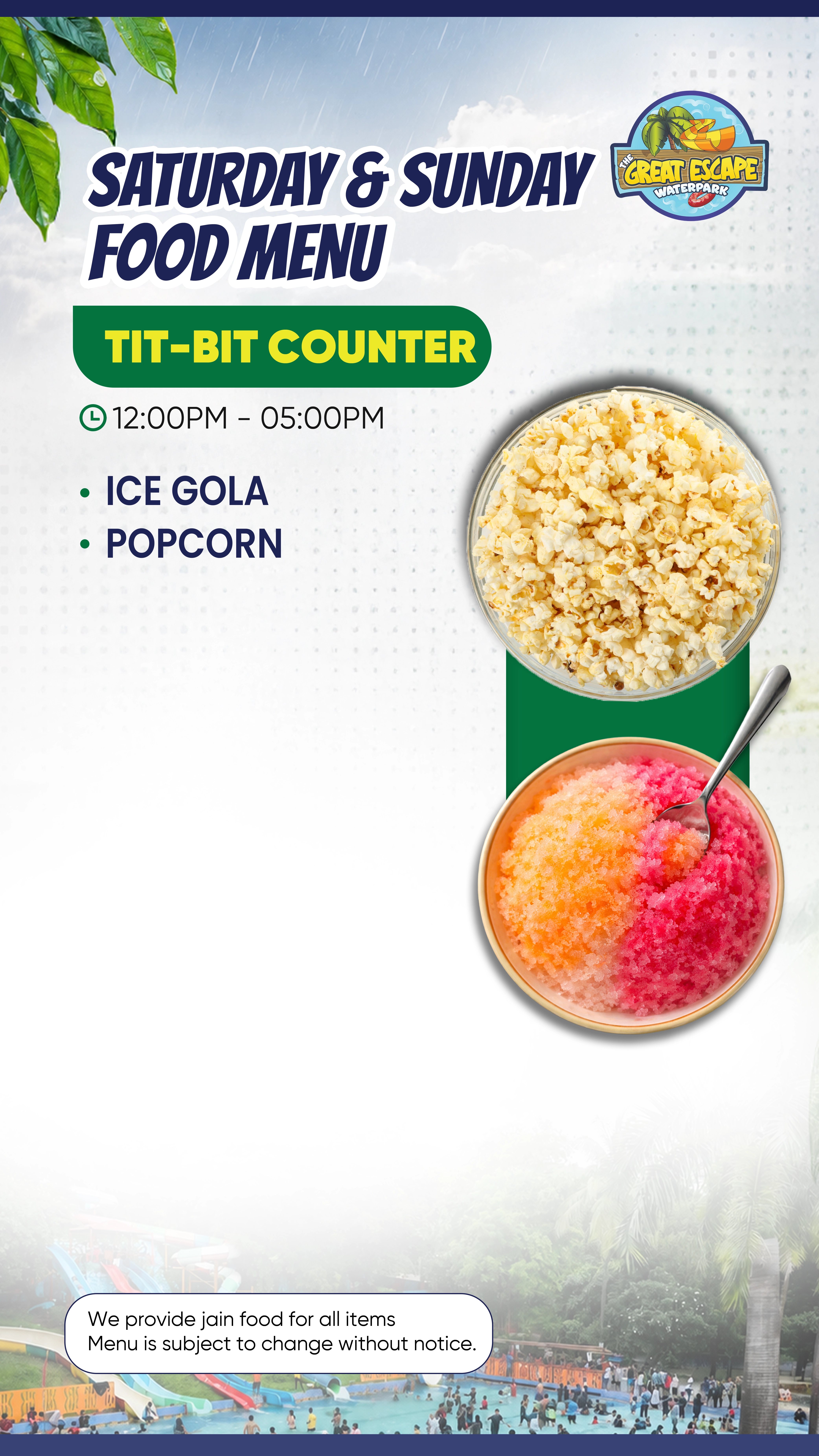 Saturday Sunday Titbit Counter